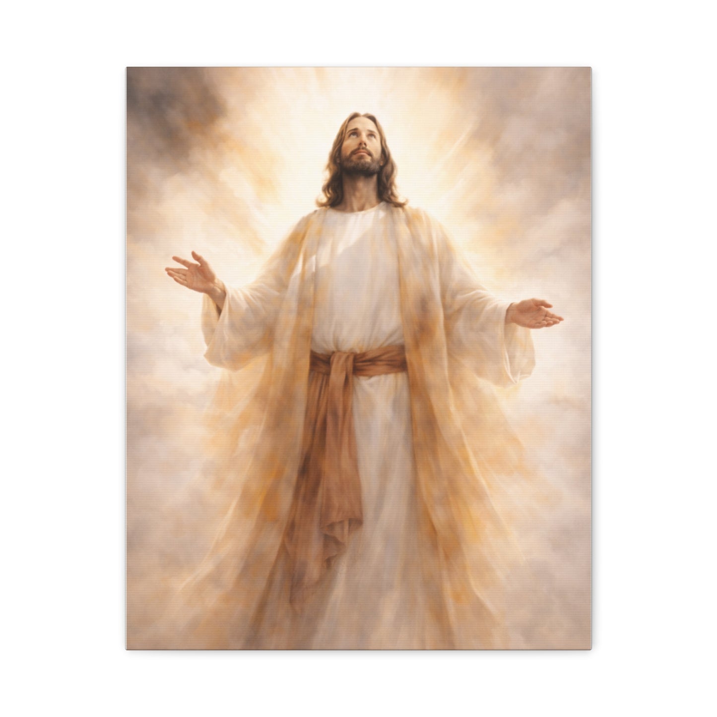 Luz divina que guía tu camino | Obra espiritual para tu hogar | Arte devocional cristiano