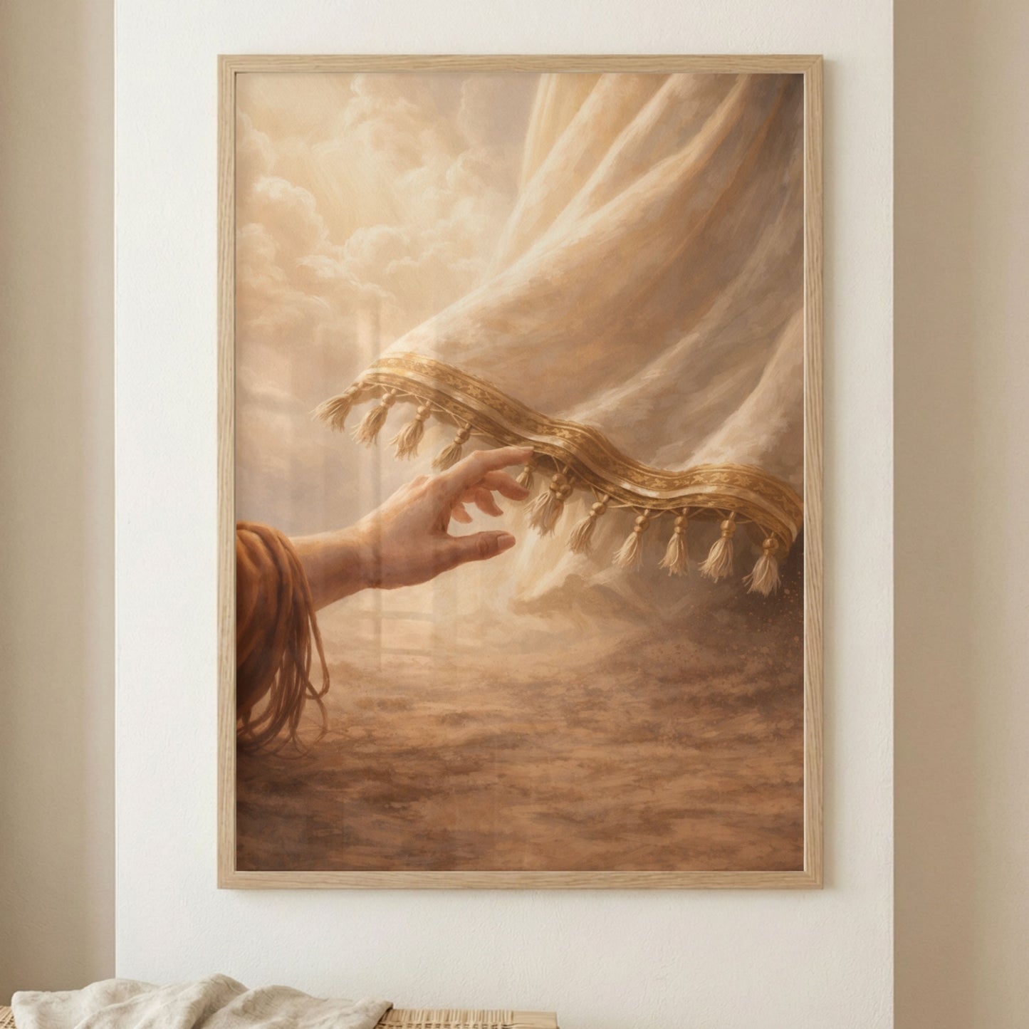 La fe que toca a Jesús | Obra espiritual para tu Hogar | Arte devocional Cristiano