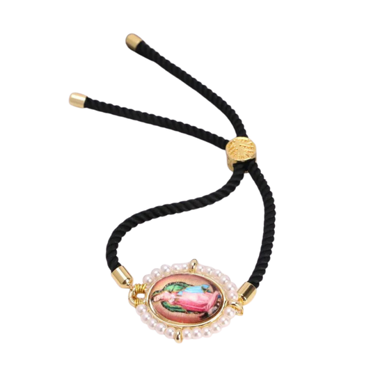 Classic Virgin of Guadalupe Religious Bracelet