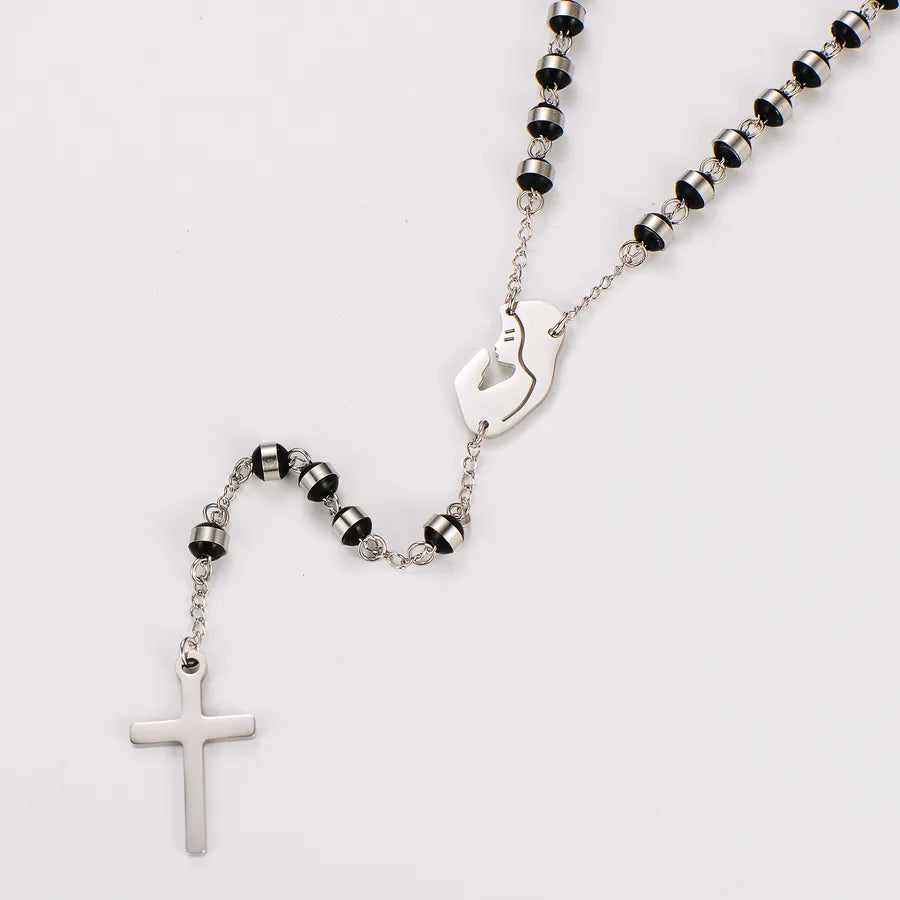 Rosary of the Virgin Mary Pure Light Black