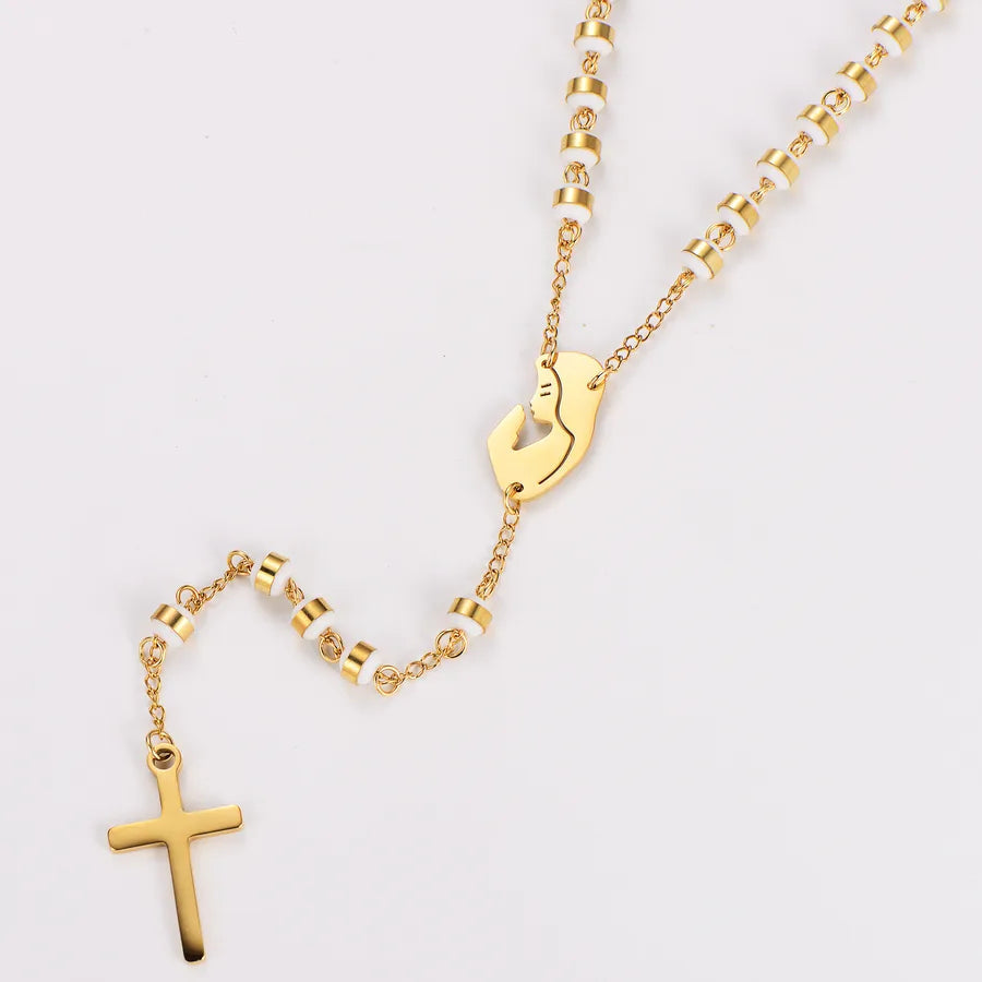 Rosary of the Virgin Mary Pure Light Gold