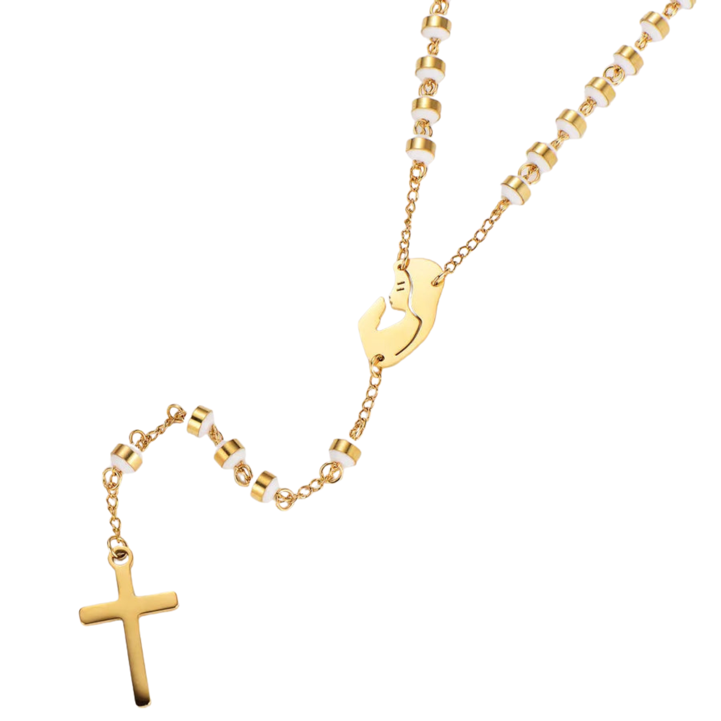 Rosary of the Virgin Mary Pure Light Gold