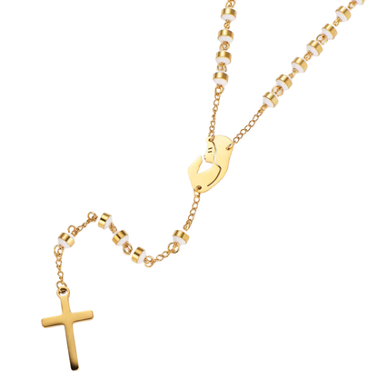 Rosary of the Virgin Mary Pure Light Gold